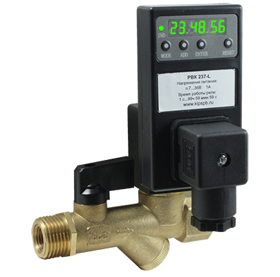 CS-728A с РВК237 - Клапан для воды спускной нормально закрытый 