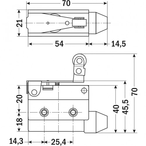 AZ-7144 - Концевой выключатель 