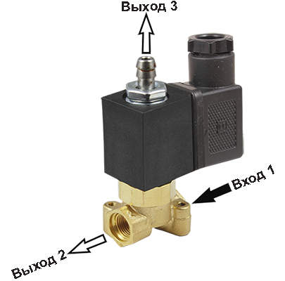 5515-07 - Клапан трехходовой 3/2 