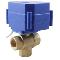 Кран шаровой трехходовой неполнопроходный с электроприводом AR350-3 