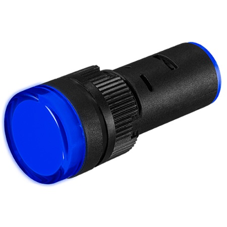 ARG2-16FP-W-B (AD16-16DS) - Лампа светодиодная 16 мм индикаторная 