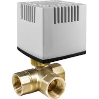 Кран шаровой трехходовой неполнопроходный с электроприводом AR564SR-3 