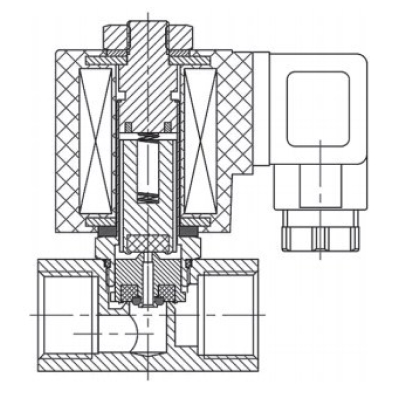 Клапан нормально закрытый 2Z21-9 (AR-YCE11) 