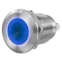 ARG2-V-12FS-W-B220 (C45D-V-12FS) - Лампа светодиодная 12 мм металлическая антивандальная 