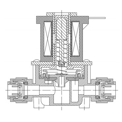 Клапан нормально открытый YCWS10-01Q-22 