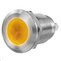 ARG2-V-12FS-W-Y220 (C45D-V-12FS) - Лампа светодиодная 12 мм металлическая антивандальная 