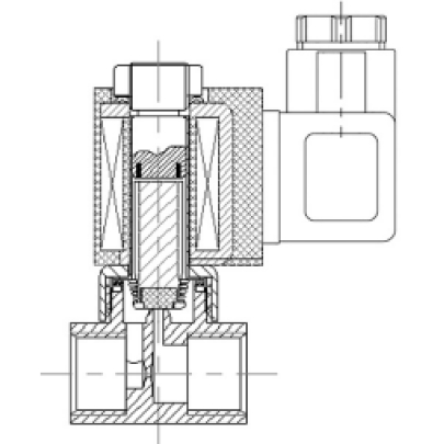 Клапан нормально закрытый 1M21-2.5 (AR-YCSM21) 