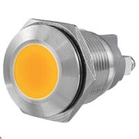 ARG2-V-16FS-W-Y220 (C45D-V-16FS) - Лампа светодиодная 16 мм металлическая антивандальная 