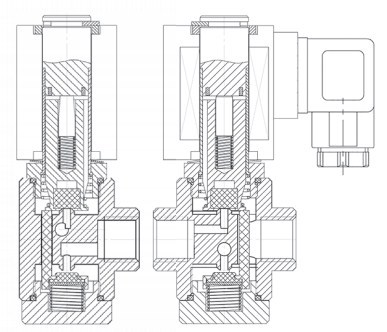 SB364 - Клапан трехходовой 3/2 