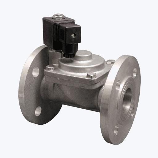 YCP31-50F - Клапан электромагнитный фланцевый нормально-закрытый непрямого действия с поршнем для пара 