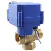 Кран шаровой трехходовой неполнопроходной с электроприводом AR330-3 