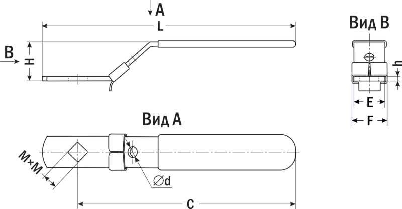 Габаритные размеры ПРК2