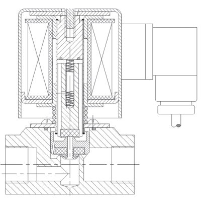 ZCT21-25 - Клапан нормально закрытый 