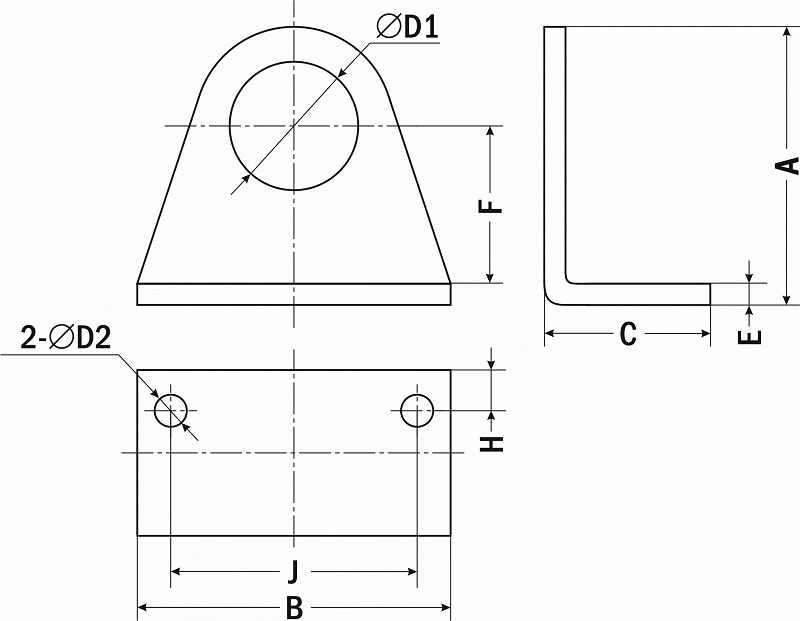 Крепежный элемент PLB размеры Крепежный элемент PLB размеры