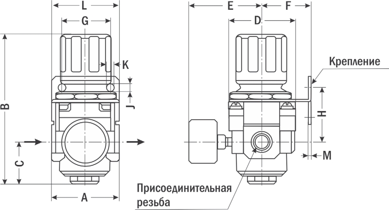 Габаритные размеры Л-Х000