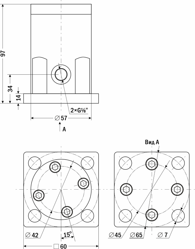 Габаритные размеры ПВП2-2030-25 Габаритные размеры ПВП2-2030-25