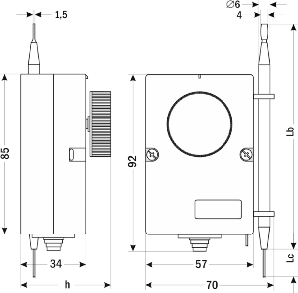 Габаритные размеры