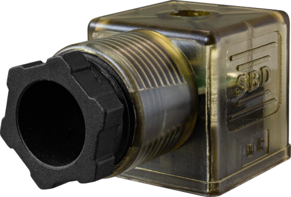 SB202-L - DIN-коннектор со светодиодом индикатором 