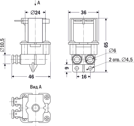 YCWS10-11-FC - Электромагнитный клапан на пищевые жидкости 