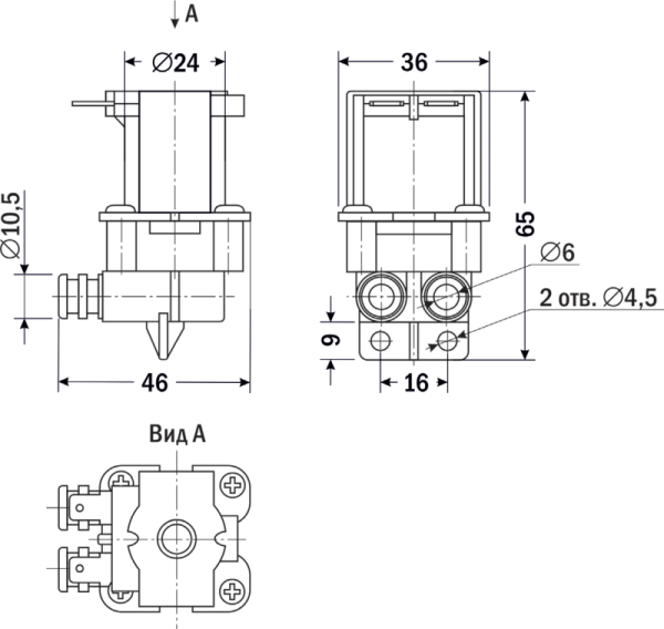 YCWS10-11-FC - Электромагнитный клапан на пищевые жидкости 