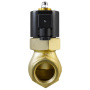 2L-32 - Клапан соленоидный нормально закрытый непрямого действия с поршнем, латунь 