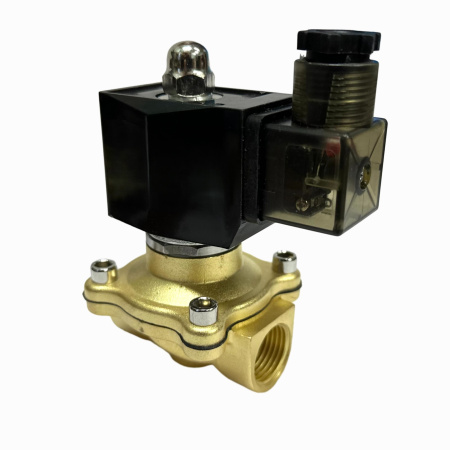 МК-1Л15НЗ-012V - Электромагнитный клапан НЗ автоматический латунь 12В VITON муфтовый G1/2" PN10 