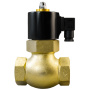 2L-32 - Клапан соленоидный нормально закрытый непрямого действия с поршнем, латунь 