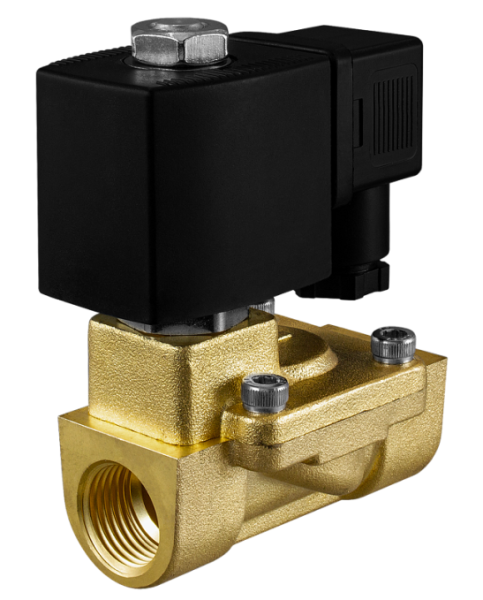 2D21-12 - Клапан соленоидный нормально закрытый непрямого действия с диафрагмой 