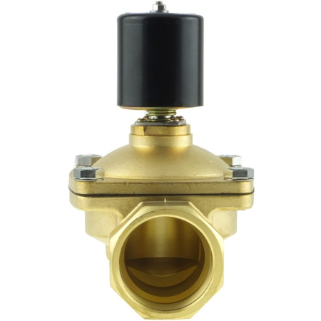 2W12-12 GBV - Клапан электромагнитный, нормально открытый, латунь, ДУ 12мм 