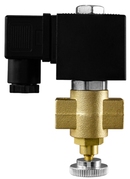 AR-1ZH11 - Клапан соленоидный нормально закрытый прямого действия с поршнем для управления потоком рабочей среды в трубопроводе 