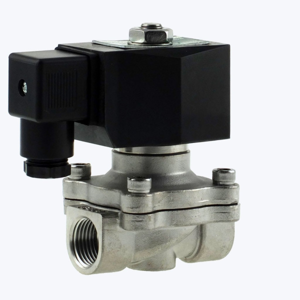 2W21-15 GSV - Клапан электромагнитный, нормально закрытый, нержавеющая сталь, ДУ 15мм 