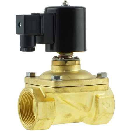 2W12-40 GBV - Клапан электромагнитный, нормально открытый, латунь, ДУ 40мм 