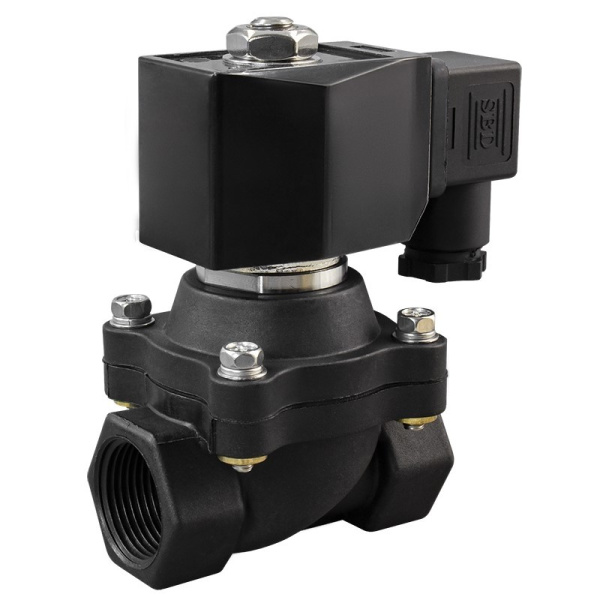 2W51-20 - Клапан соленоидный нормально закрытый прямого действия с диафрагмой, пластик ДУ 20мм 