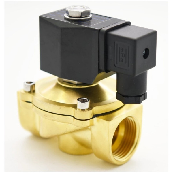 2W250-25 GBN - Клапан электромагнитный (соленоидный), нормально закрытый, латунь, ДУ 25мм 
