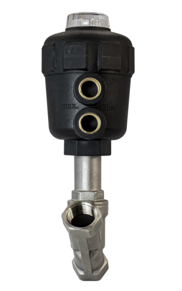 УПК02-U - Пневматический клапан нормально открытый универсального действия с угловым поршнем 