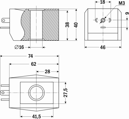 S51H - Катушка соленоидная 