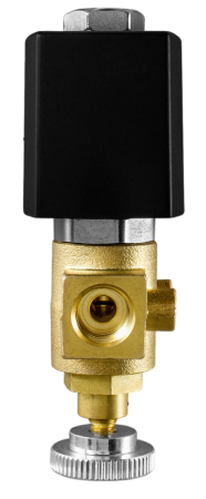 AR-1ZH11 - Клапан соленоидный нормально закрытый прямого действия с поршнем для управления потоком рабочей среды в трубопроводе 