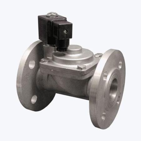 YCP31-50F - Клапан электромагнитный фланцевый нормально-закрытый непрямого действия с поршнем для пара 