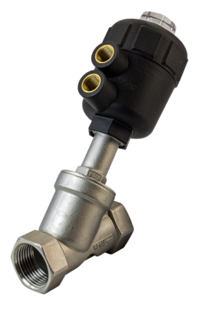 УПК20-U - Пневматический клапан нормально закрытый универсального действия с угловым поршнем 